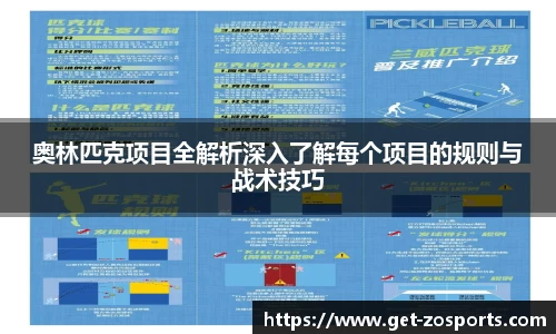 奥林匹克项目全解析深入了解每个项目的规则与战术技巧